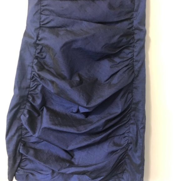 Jessica McClintock Blue Purple Open Back Dress 4 - Picture 9 of 12